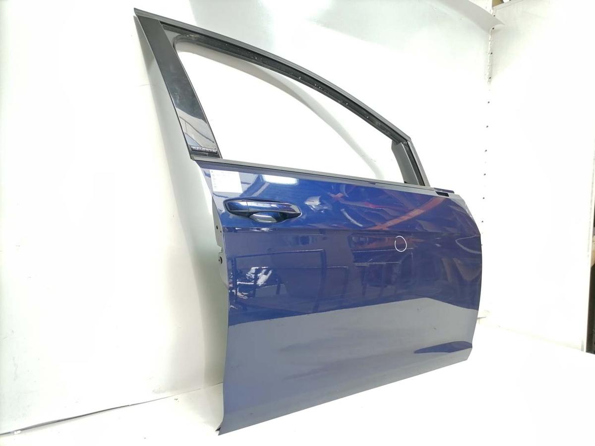 VW Golf 7 original T&uuml;r vorn rechts LC5B Atlantic Blue Rohbau Facelift Bj.2020